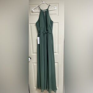 Azazie Eucalyptus Dress “Mallory”- New with tags